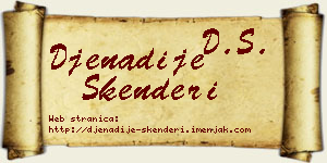 Đenadije Skenderi vizit kartica